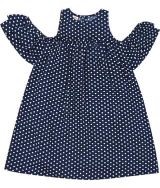 K&U Crepe A-line For Girls ( , Blue )