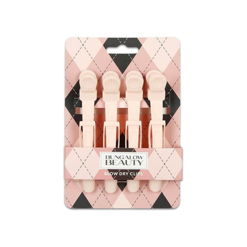 BUNGALOW BEAUTY Professional Hair Sectioning Crocodile Hairdressing Clips For Women (Pack Of 4), Pink view 4