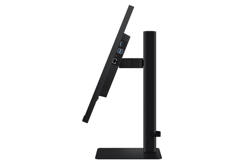 Samsung 27" (68.47cm) 2K ViewFinity S6 Monitor|QHD 2560 x 1440|IPS|100 Hz|350nits|Type-C 90W|LAN Port|KVM Switch|Daisy Chain|PIP|PBP|HDR10|Easy Setup Stand with HAS Pivot|LS27D604UAWXXL|Black view 3
