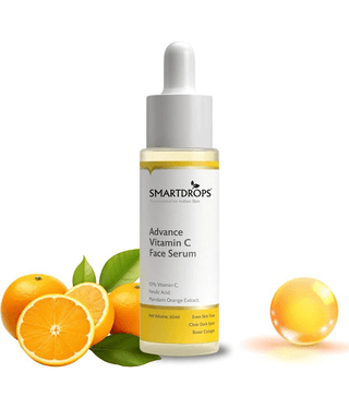 Smartdrops Vitamin C Face Serum , Daily Care For All Skin Type, 30ml ( Pack of 1 )