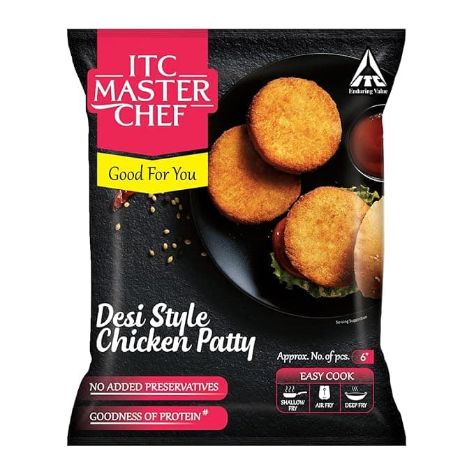ITC Master Chef Desi Style Chicken Patty 330 Gms