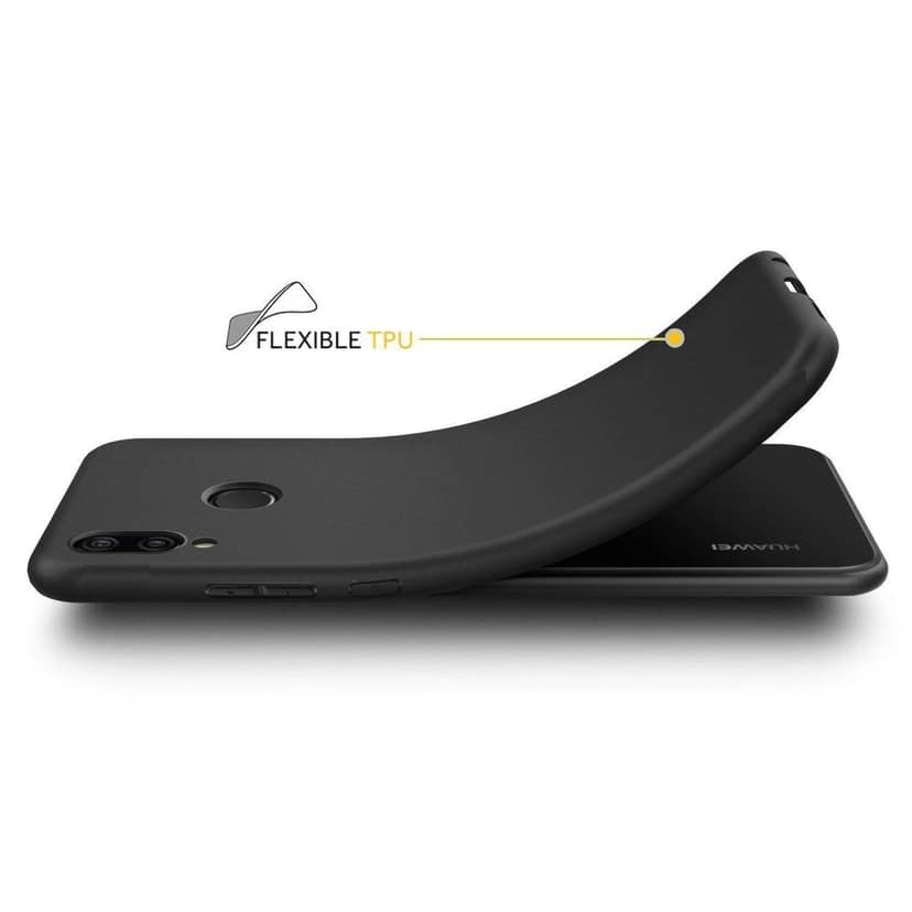 Faircost Back Cover for Huawei P20 Lite (Silicone | Black) view 4