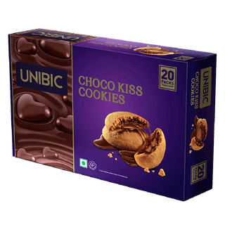 Unibic Centre Filled-Choco Kiss Cookies, 250 G