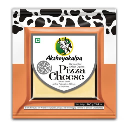 Akshayakalpa - Organic Mozzarella/Pizza Cheese, 200 grams view 2