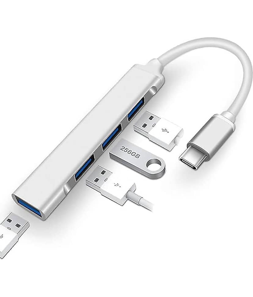 EKRAJ 4 port USB Hub Type C 3.0 Slim Hub view 2