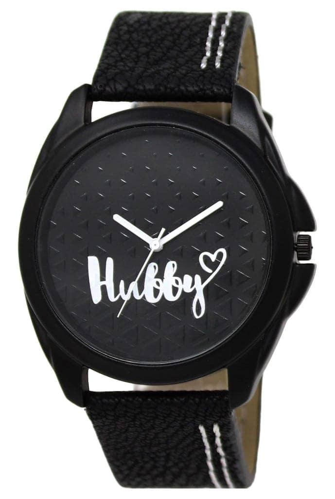 Black Hubby Analog Watch for Men LR31