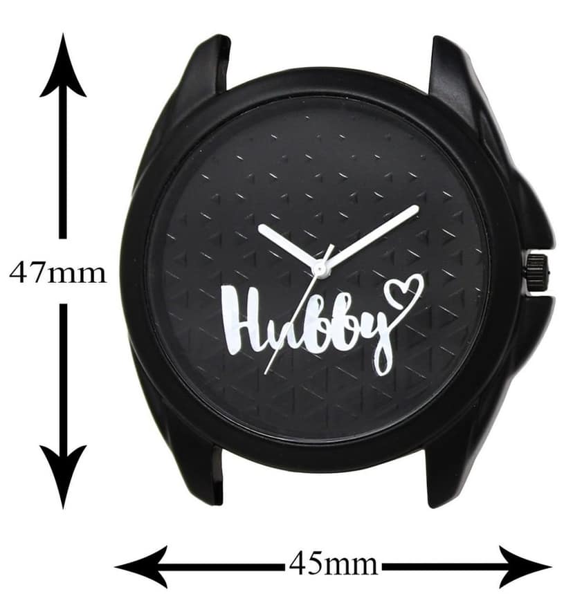 Black Hubby Analog Watch for Men LR31 view 4