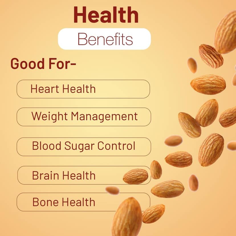 Mona Premium Dry Fruits Almonds - Healthy Nuts & Snacks view 3