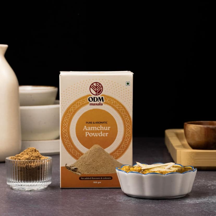 ODM Masala Amchoor Powder (Dry Mango / Aamchur) - Tangy Chaat Spice view 3