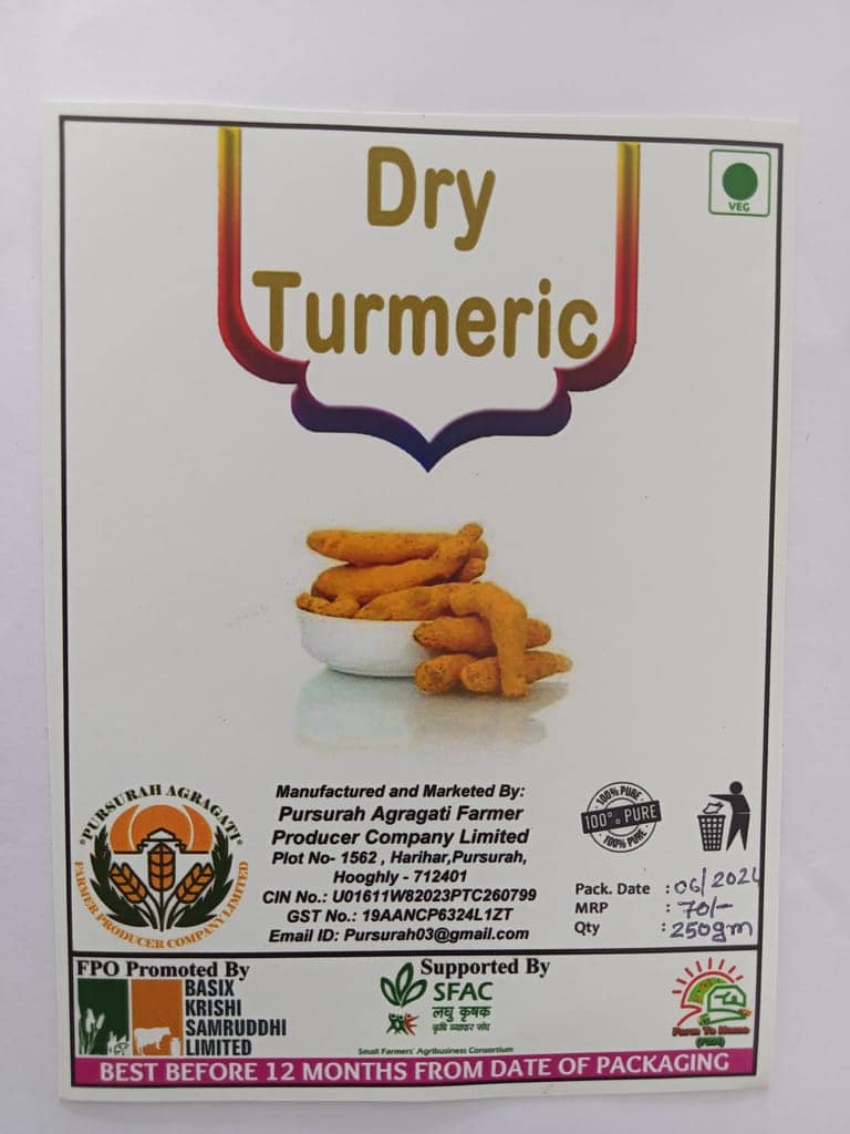 Dry Turmeric 250 gm (pack of 2) view 3