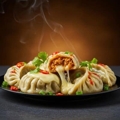 Chicken Cheese Momos