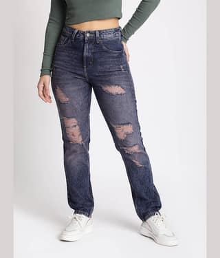Bene Kleed - Blue Cotton Regular Fit Women's Jeans ( Pack of 1 )