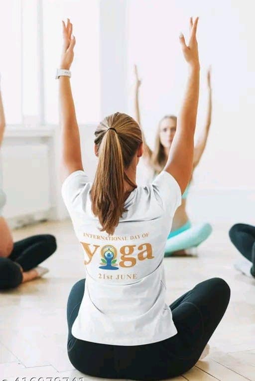 International Day of Yoga T-Shirt view 2