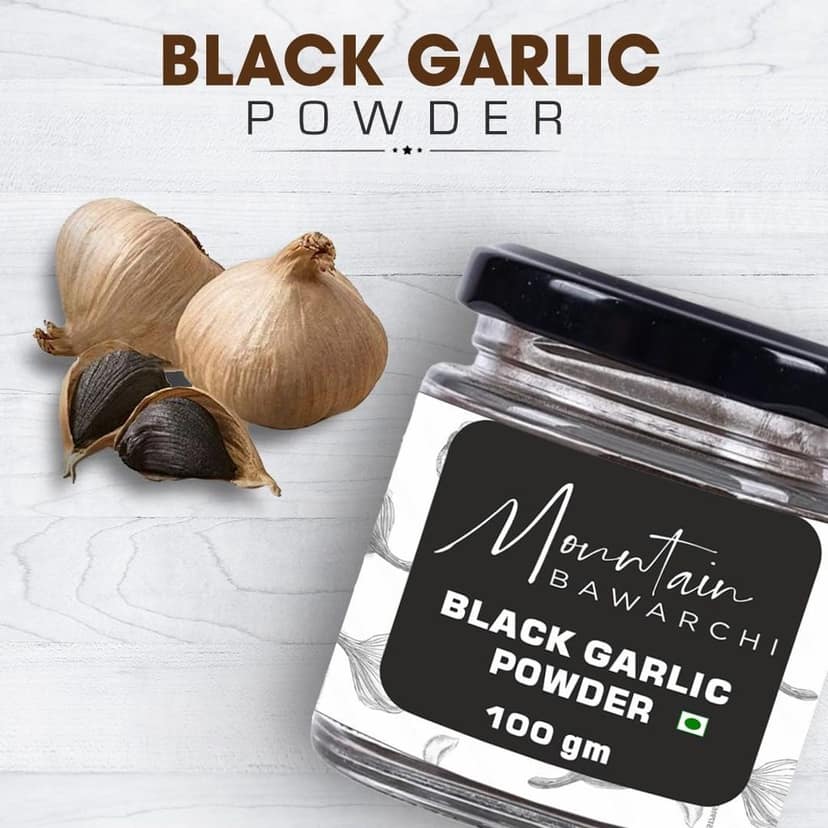 Mountain Bawarchi Black Garlic Powder -100 Grams view 6