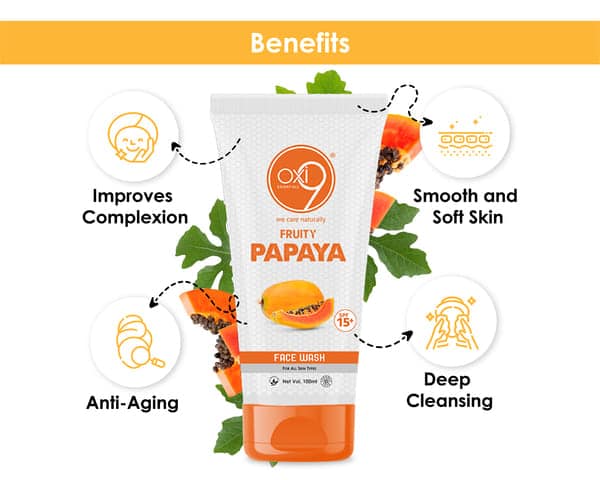 Fruity Papaya Facewash 100 Ml view 2