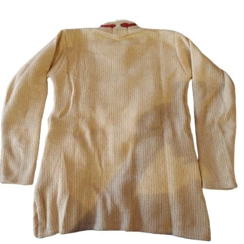 Cream Colour Ladies Printed Sweater Sutaible for Winter Season Made Wool view 2