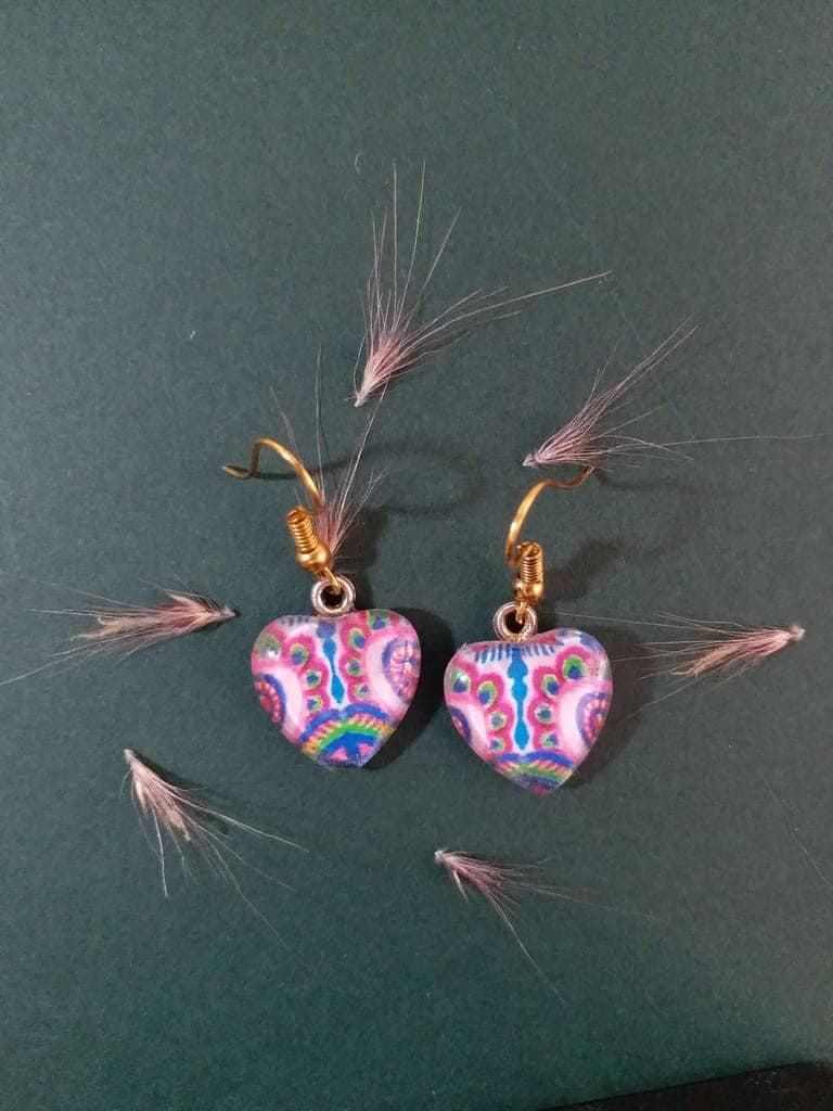 GRACE OF HEART GLASS EARRINGS view 2