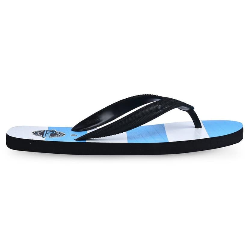 Paragon Blue Trendy Lightweight Casual Flip Flops for Men view 3