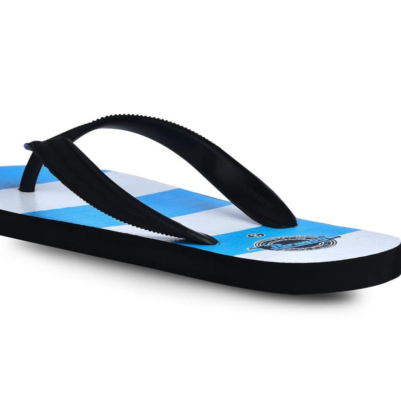 Paragon Blue Trendy Lightweight Casual Flip Flops for Men view 7