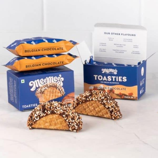 Belgian chocolate - toasties ( box of 2 )