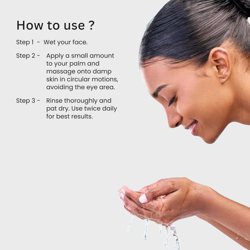 Tatha Pore Minimizing Face Wash | With Glycolic Acid, Niacinamide & plant stem cells | Reduce Pore Formation, Dead Skin & Pigmentation | Sulphate & Paraben Free | For Oily, Acne-Prone & Combination Skin | 200ml view 4