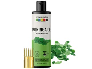 Organix Mantra Moringa Oil, 100% Pure, Natural & Cold Pressed Organic Oil - 120 Millilitre