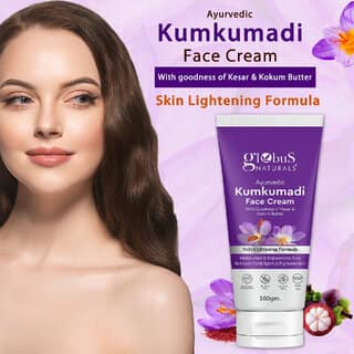 Globus Naturals Ayurvedic Kumkumadi Skin Lightening Face Cream Chemical Free Paraben Free Suitable For All Skin Types 100 gm view 2