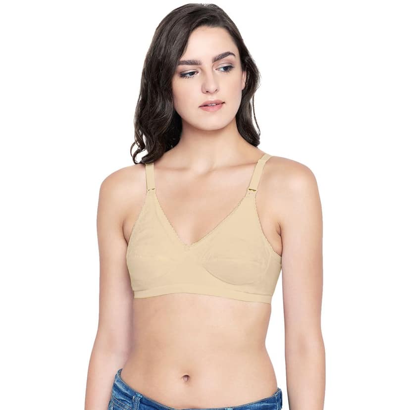 Bodycare Women Cotton Full Coverage Non Padded Regular Bra Pack - 2 E5539SW view 2