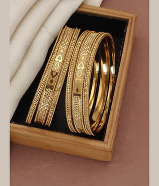 Shivay Fashion Gold Bangle ( Pack of 1 )