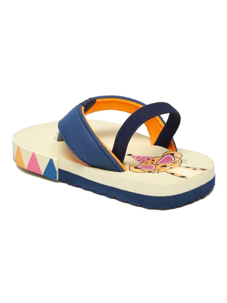 Premium Leo V-Shape Flip-flops With Adjustable BackSupport - Beige (Unisex) view 6