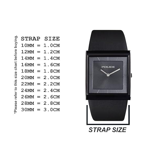 justly Wather Watch Strap For Compatible With POLICE Watches Only view 3