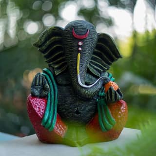 Craftlayout Craftlayout Handicrafts Resin Sitting Lord Ganesha Idol