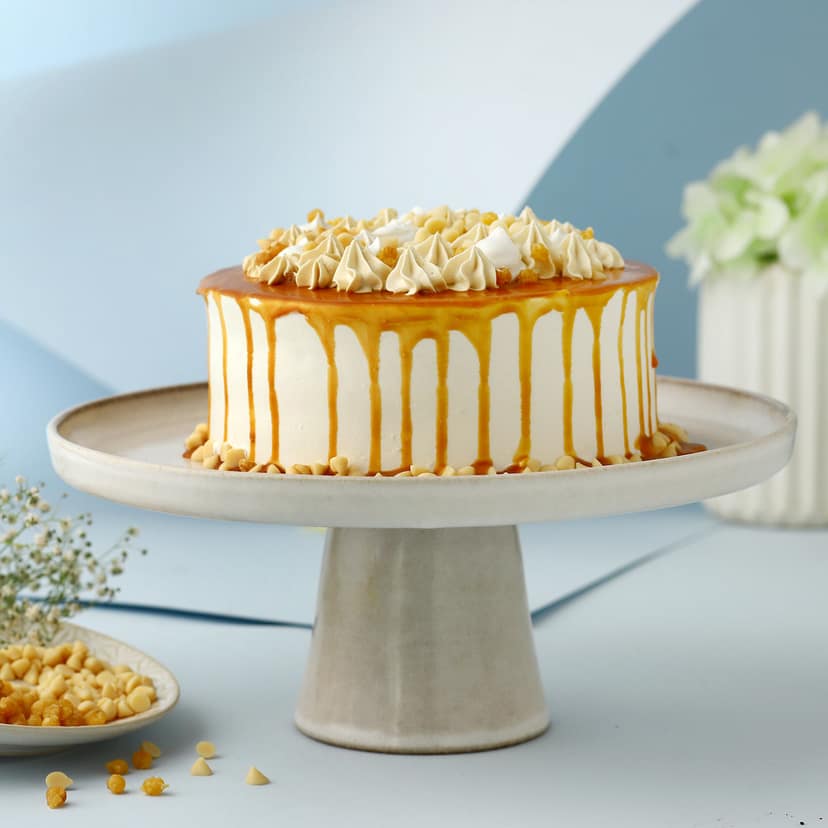 Cream Drop Caramel Cake Half Kg view 4
