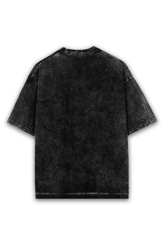Clothikoo Oversize T-Shirt (240 GSM, Black Colour) view 2