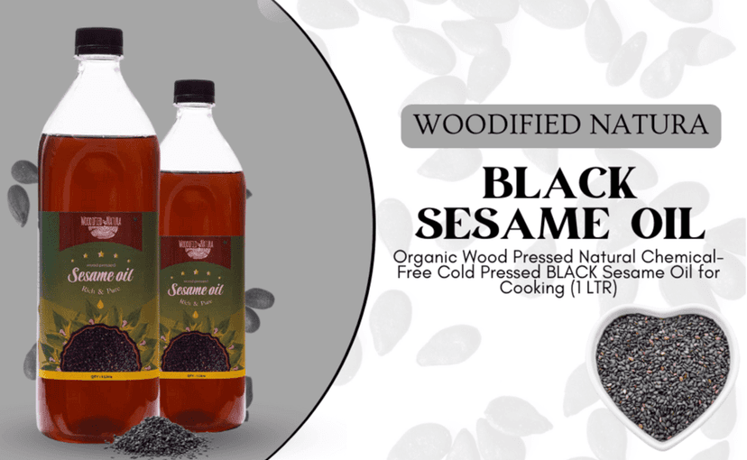 "Wood Pressed Sesame Oil - 1 Litre | Rich & Pure | Natural & Unrefined | For Cooking, Hair & Skin Care" view 6