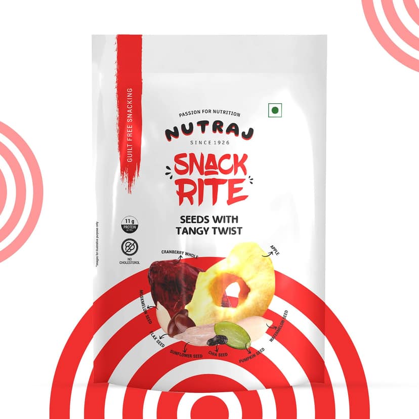 Nutraj Snackrite Seeds With Tangy Twist Mix 150gm view 3