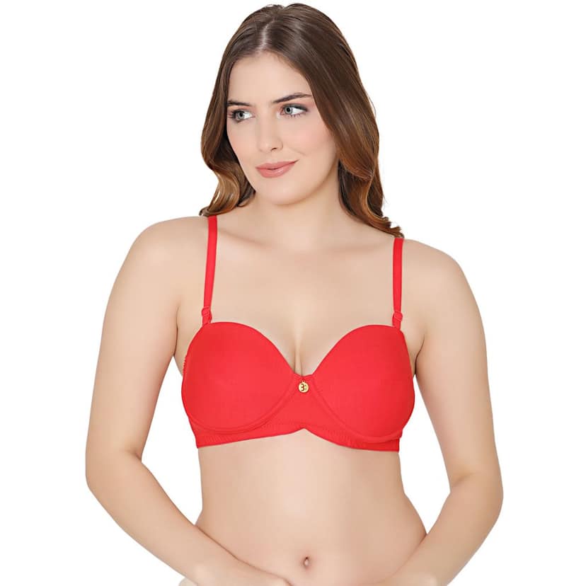 Bodycare cotton spandex wirefree convertible straps Seamless padded bra-6575B