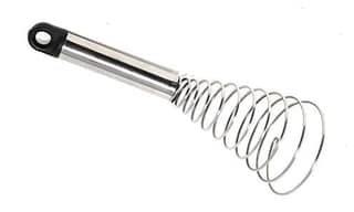 Snowpearl Stainless Steel Egg Beater Whisk, 7 Inch | Wire Coil Spiral Whisk for Mixing, Whisking & Baking
