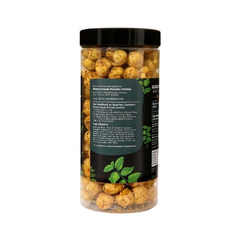HOM GOURMET MAKHANA ROASTED IN OLIVE OIL - PUDINA MASALA - 65 gm view 2