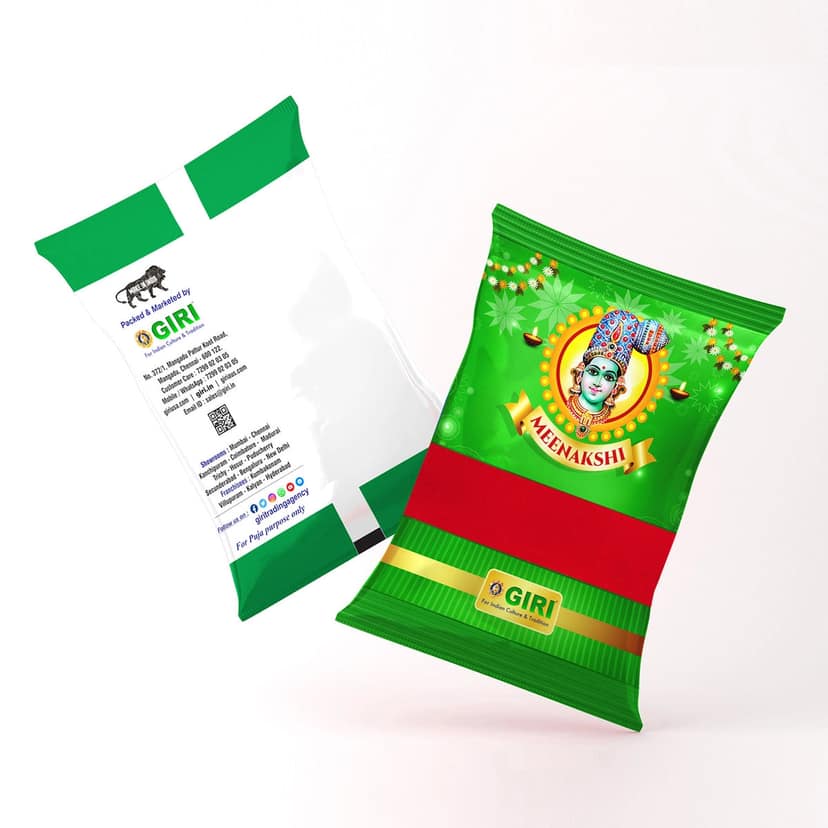Giri Thazhampoo Kumkum | Sindoor | Red Colour | Thalampoo Kumkuma for Pooja 50 gram view 2