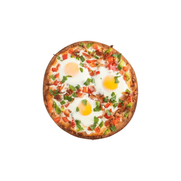 Bacon And Egg Pizza (Thin Crust (Small 6 inch)