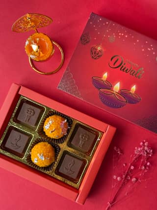 2 Mithai Candles 4 Diwali Theme Chocolate