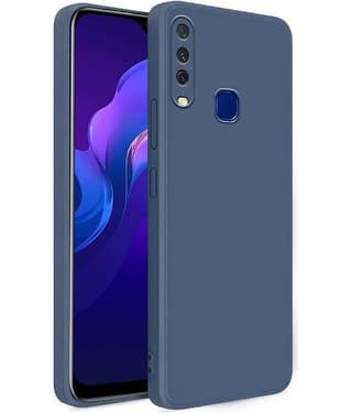 ZAMN - Plain Cases Compatible For Silicon Vivo Y12 ( Pack of 1 )