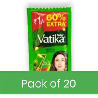 VATIKA SHAMPOO SACHET 6ML PACK OF 20