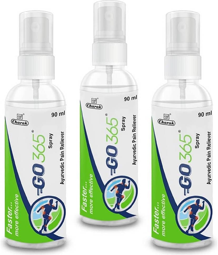 Go365 Spray Ayurvedic Formulation With Deep Penetration Action For Quick Relief (Pack 3)