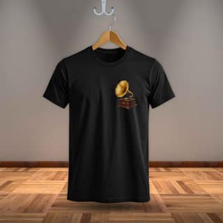 Trishoolin Vintage Melody T-Shirt | Design 20106 | Cotton Regular Fit | Crew Neck / Round Neck Half Sleeve | Pack of 1