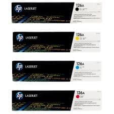 for 126A Colour CP1020, CP1025NW Toner E310A, CE311A, CE312A, CE313A Cartridges Combo for LaserJet ProCP 1025 ( 4 Color Set.)