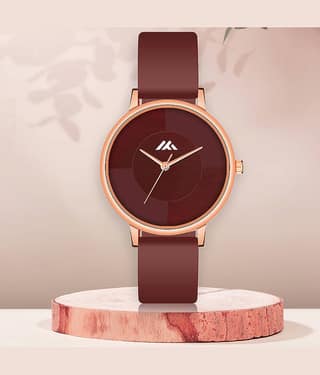 Trex Brown Silicon Analog Womens Watch