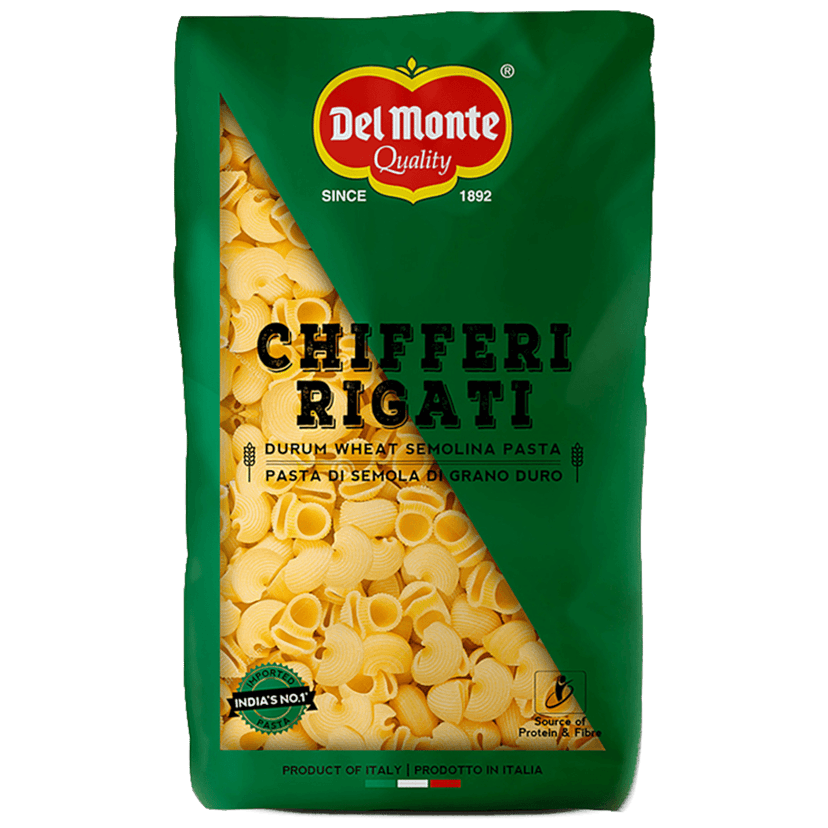 Del Monte Durum Wheat Pasta - Chifferi Rigati, 500 g view 2