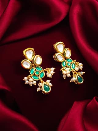 Morison Golden Lace Earrings Delicate Intricacy